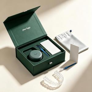 FX Custom Eco-Friendly Reusable Portable Dental Appliance Presentation <b>Box</b> Premium Magnetic Folding Case for Orthodontic Clinics - Product Image 6