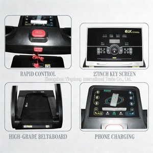 <span class=keywords><strong>Caminadora</strong></span> Eléctrica Comercial <span class=keywords><strong>con</strong></span> Estructura de Acero, Panel de Control Táctil, Inclinación Automática, Diseño Ergonómico en Arco, Multifunción, 2200x960x1900MM - Product Image 5