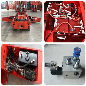 Piattaforma Elevatrice a Forbice Elettrica Idraulica Semovente - Altezza di Sollevamento 14M, Capacità 2 Persone - Product Image 3