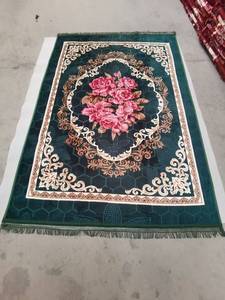 Tappeto moderno blu nuvoloso Raschel spugna realizzato in poliestere per l'arredamento della casa del soggiorno - Product Image 6