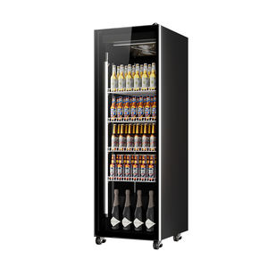 Luz Lcd superior comercial Individual Doble 2 3 Enfriador de vidrio Mini Congelador Pantalla Refrigerador con puerta transparente para bebidas - Product Image 1