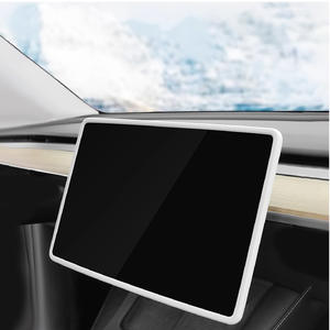 กรอบซิลิโคนเทสลาสำหรับหน้าจอนำทางรุ่น 3 Y ป้องกันการชน ครอบคลุมการป้องกันเต็มรูปแบบ - Product Image 2