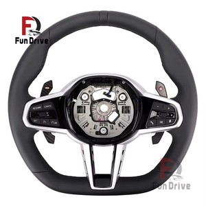 Volante Deportivo de Cuero M Sport para <span class=keywords><strong>BMW</strong></span> F20 F22 F30 F32 F10 F15 F16 X5 X6, Estilo Racing CS, <span class=keywords><strong>Precio</strong></span> de Fábrica al Por Mayor - Product Image 1