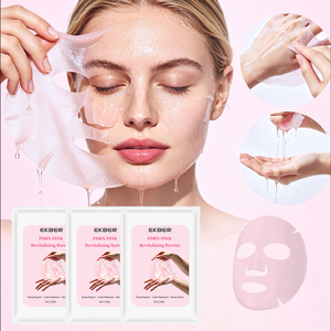 Masque facial <span class=keywords><strong>au</strong></span> <span class=keywords><strong>collagène</strong></span> rose EKBER PDRN, soin de la peau, <span class=keywords><strong>traitement</strong></span> hydratant <span class=keywords><strong>pour</strong></span> le <span class=keywords><strong>visage</strong></span>, nettoyage, hydratation, anti-âge - Product Image 3