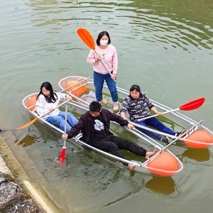 <span class=keywords><strong>3.3</strong></span>米透明双人皮划艇，铝合金框架，带充气浮球，便携式钓鱼休闲水上运动船。 - Product Image 1