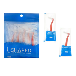 Eco-friendly ortodontico dentale spazzolino usa e getta con manico in plastica spazzola interdentale funzione pulita - Product Image 3