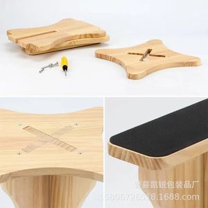 Planche d'équilibre de yoga en bois massif antidérapante, outil d'entraînement pour le Pilates et les exercices de ballet - Product Image 5