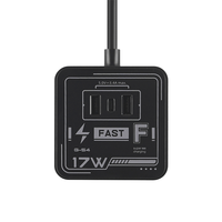 Regleta de Enchufes Universal Europea de 3 Tomas con Protector de Sobretensión, Puertos USB-A (1) y USB-C (2), Portátil para Uso Hospitalario