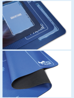 Tapis de jeu personnalisé de qualité supérieure, imprimé, en caoutchouc souple antidérapant, pour jeux de cartes, accessoires informatiques