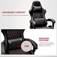 Chaise de bureau professionnelle confortable avec dossier en cuir PU, chaise de jeu pour ordinateur, blanche