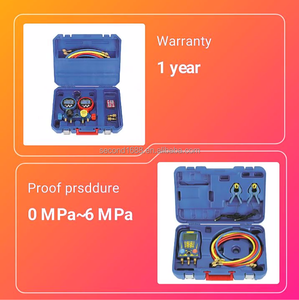 マニホールドゲージR410a R32 1234YFデジタルhvacセット - Product Image 5