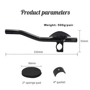 <span class=keywords><strong>Guidon</strong></span> de vtt en alliage d'aluminium, <span class=keywords><strong>guidon</strong></span> pour vélo de route et vtt, tuyau séparé, - Product Image 4