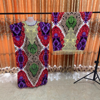 Venta al por mayor African Dashiki Robe Ladies Summer New Cotton Printed Hot Drill Plus Size Tassel Turban Collar Robe