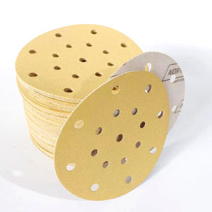 Papel de <span class=keywords><strong>Lija</strong></span> de Disco <span class=keywords><strong>Norton</strong></span> de 6 Pulgadas (150 mm) con 17 Agujeros para Aplicación en Seco, para Lijar Superficies con Pintura Vieja, Pulir Metal y Madera - Product Image 5