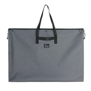 Sac fourre-tout imperméable, tapis de plage isolé en polyester, couverture de pique-nique pliable, tapis de camping gris 50x70cm - Product Image 1