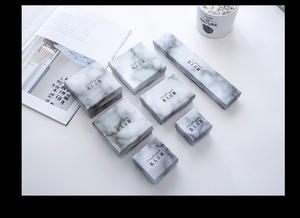 กล่องเครื่องประดับลายหินอ่อนทรงสี่เหลี่ยมสร้อยข้อมือสร้อยคอต่างหูแหวนกำไลข้อมือกล่องของขวัญ - Product Image 6