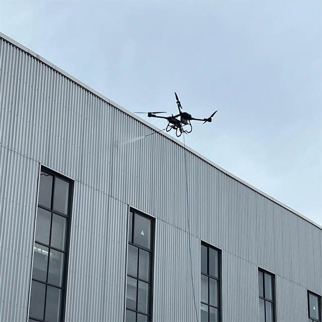 120M High Rise Commercial Window Washing Drone Solar Cleaning Drone for Washing Facades