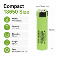 Batterie lithium-ion rechargeable haute capacité 18650GA 3500mAh 18650BD 3200mAh pour vélo électrique, lampe torche, pack de batteries