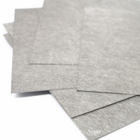 300x300mm Taille de la feuille 1mm 0.8mm 2.0 50% 60% 80% 70% Porosité 50% 55% Feutre en fibre de titane platine