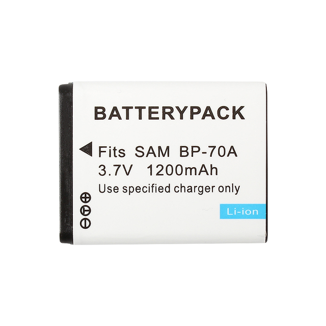 BP-70A BP70A BP70 Camera Battery for Samsung ST65 ST90 ST95 ST6500 ST100 ST700 BP-70A WB30F DV150F ES81 WB50F WB35F Camera