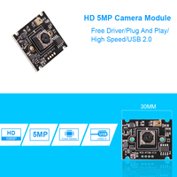 Modules de caméra CCTV multi-vision nocturne 30FPS avec microphone, module de caméra USB 5MP 1080P CMOS