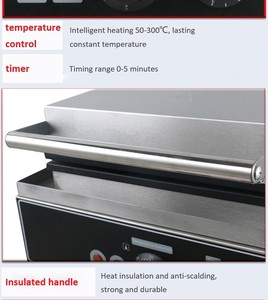 <span class=keywords><strong>Gaufrier</strong></span> électrique en acier inoxydable, équipement de restauration rapide, meilleure vente à ne pas rater, livraison gratuite - Product Image 3