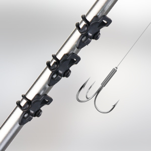 Anzuelos de pesca Keeper Fish Lure Bait Holders con anillos de goma elásticos para anzuelos de gusano y anzuelo triple - Product Image 3