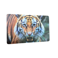 Individuell Bedruckte PVC-Plastik NFC Social Media Karte LED-Eingebettete RFID-Karte Digitale Visitenkarte mit Blinklicht für Türschlösser
