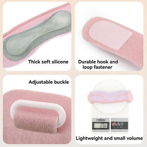 Genouillère de compression professionnelle respirante, légère et flexible en nylon et élasthanne avec cordon de serrage – Meilleure vente - Product Image 5