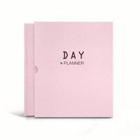 Carnet de notes personnalisé 2027 avec impression sur mesure, agenda quotidien, hebdomadaire et mensuel, coffret avec étui
