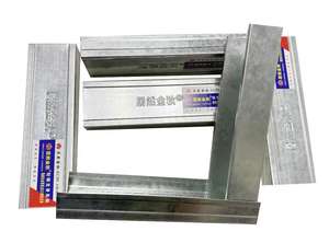 Composants <span class=keywords><strong>de</strong></span> plafond ignifuge à ossature verticale 75 en acier galvanisé moderne pour cloison à ossature métallique, installation facile - Product Image 5