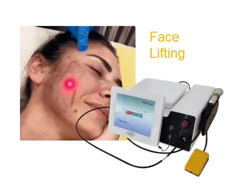 Dispositivo de laser lipo para cirurgia médica, dispositivo de diodo 980 1470nm para endolaser o rosto e molda o corpo, máquina de lipoaspiração, lifting facial