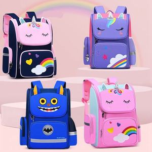 Factory Customized Cute Rainbow Cartoon Shape Burden Reduction Spine Protection Large Capacity <b>Backpack</b> Children's Schoolbag - Product Image 6