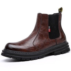 <span class=keywords><strong>Botas</strong></span> nuevas <span class=keywords><strong>Botas</strong></span> <span class=keywords><strong>de</strong></span> trabajo <span class=keywords><strong>de</strong></span> <span class=keywords><strong>moda</strong></span> <span class=keywords><strong>de</strong></span> cuero para <span class=keywords><strong>hombre</strong></span> <span class=keywords><strong>Botas</strong></span> <span class=keywords><strong>de</strong></span> <span class=keywords><strong>hombre</strong></span> Chelsea <span class=keywords><strong>de</strong></span> fondo grueso Retro - Product Image 3