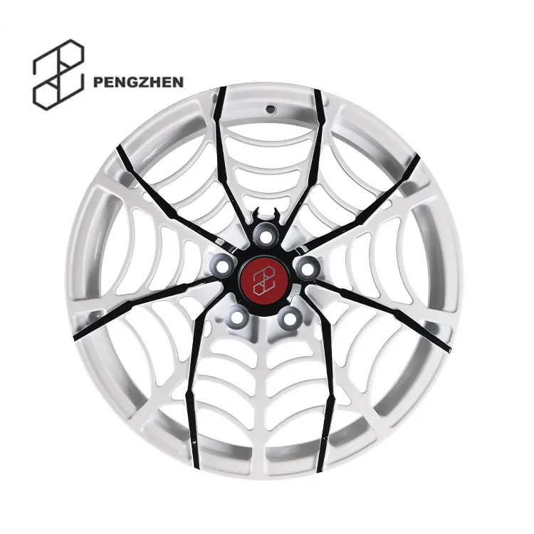 Pengzhen Pkw-Legierung Spezial radnabe Weiße und schwarze Felgen 5x120 17 Zoll Spinne Für BMW F35