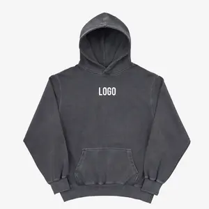 Branded, Stylish and Premium Quality distressed black hoodie 