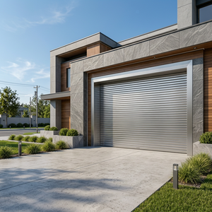 <span class=keywords><strong>Porte</strong></span> à enroulement en aluminium à rupture <span class=keywords><strong>de</strong></span> pont thermique motorisée électrique certifiée CE OUTUS pour bâtiments industriels et commerciaux - Product Image 2