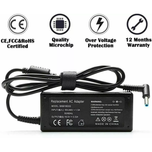 Adaptador para portátil de 65W, <span class=keywords><strong>cable</strong></span> de alimentación para cargador de portátil 19,5 V 3.33A para HP Pavilion 710412-001, adaptador de CA de punta azul 4,5*3,0 para portátil - Product Image 5