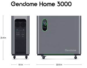 Estación de Energía Portátil de 3000W Gedome Home - Product Image 3