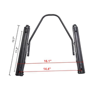 Largeur réglable Poignée en forme de C Curseur de siège à double verrouillage Rail de siège de voiture Kits de siège coulissant personnalisés