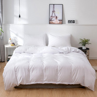 Ensemble de housse de couette économique moderne, 100% microfibre, polyester lavé, couleur unie, doux et respirant, taille king