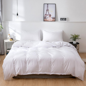 Modernes Wirtschaftliches Bettbezug-Set 100% Mikrofaser Gewaschenes Polyester Einfarbig Weich und Atmungsaktiv King-<span class=keywords><strong>Size</strong></span> Bettdeckenbezug-Set - Product Image 4