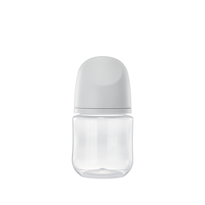 Bouteille d'alimentation pour bébé à col large anti-coliques portable, sans BPA, motif de dessin animé en PP, 5 oz emballé, 0-12 mois avec poignée - Product Image 1