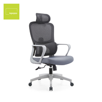 Chaise de bureau moderne et abordable en maille respirante, pivotante, ergonomique pour la maison et le bureau