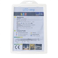 Bande lumineuse LED flexible à télécommande DC5V/12V, 16 couleurs, bande lumineuse LED 5M SMD 2835 RGB, étanche, kits de bandes lumineuses intelligentes pour la décoration