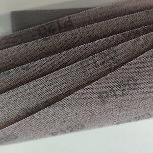 70*198mm Brown/White Rectangle Hook Loop Dust Free Mesh Aluminum Oxide P80-P1000 Grit Sanding Screen Abrasive Net Disc <strong>Sandpaper</strong> - Product Image 2