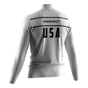 Sweat-shirt à col zippé 1/4 personnalisé pour homme, en polaire et polyester, à manches longues, pour le golf et la lutte - Product Image 6