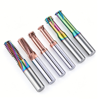 Fraise en spirale à une dent en carbure pour CNC, fraise à queue simple pour aluminium et bois, 3mm 4mm 6mm OEM/ODM