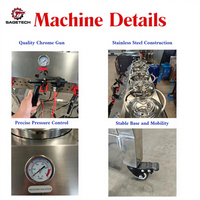 Machine de placage hydrochromique en plastique 10L - Système de revêtement par pulvérisation au nitrate d'argent pour effet miroir, facile à utiliser pour la réparation automobile