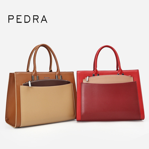 Sac à main en <span class=keywords><strong>cuir</strong></span> PU de luxe pour femmes PEDRA - Fermeture éclair antivol imperméable, <span class=keywords><strong>bandoulière</strong></span> amovible, sac à main pour femmes - Product Image 1